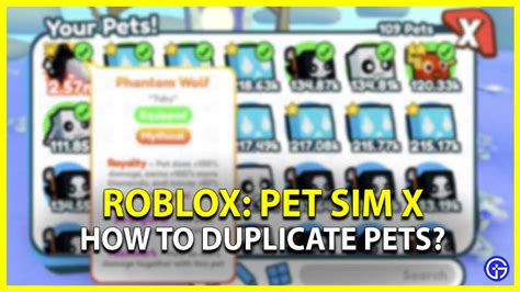 Luckily, most glitches and exploits are patched quickly by the Preston team at Big Games. . How to dupe pets in pet simulator x 2022